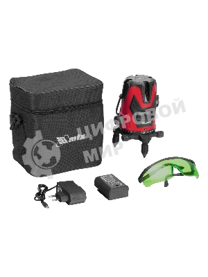 Лазерный уровень MTX MFL GREEN, 30 м, зеленый луч, акк. Li 2400 mAh, сумка, резьба 5/8