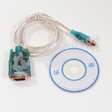 Кабель AM/Com port 9pin 1.2м VCOM адаптер USB -> RS232, DE9P (добавляет в систему новый COM порт), VUS7050