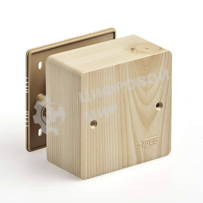 Коробка универсальная для кабель-каналов 85х85х42 сосна (светл. основа) IP40 Рувинил 65015-27М