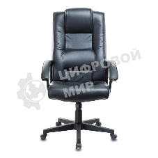 Кресло руководителя Бюрократ T-9906N/BLACK черный, кожа
