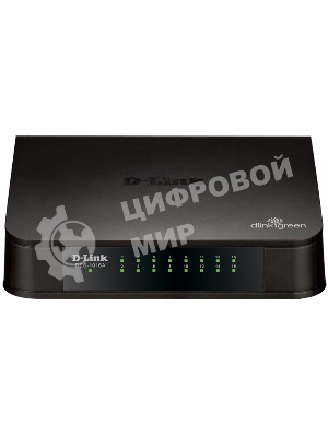 Коммутатор неуправляемый с 16 портами D-Link DES-1016A/E2A 10/100Base-TX и функцией энергосбережения