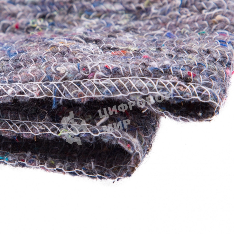 Салфетка для пола HomePalisad х/б, 600x700 мм, серая