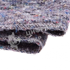 Салфетка для пола HomePalisad х/б, 600x700 мм, серая