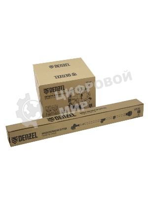 Триммер бензиновый Denzel DTL-52, 52 см3, неразъемная штанга, состоит из 2 частей