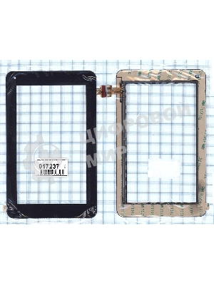 Сенсорное стекло (тачскрин) FPC-FC70S658-00, черное