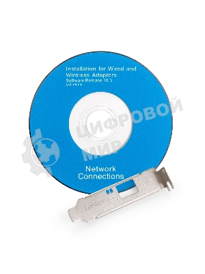 Сетевой адаптер ExeGate EXE-i210-F1 (PCI-E x1 v2.0, порт 1xSFP (медный), 10/100/1000Mbps, Gigabit Server NIC Intel Chipset I210-F1)