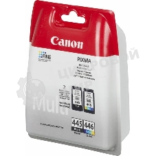 Картридж струйный Canon PG-445/CL-446 (8283B004), для Canon PIXMA MG2540, PIXMA MG2440, 4 цвета, 180 стр.