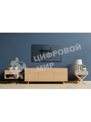 Кронштейн ONKRON FM5/32-55'' макс 400x400 наклон 0º от стены: 29мм макс вес 56,8кг