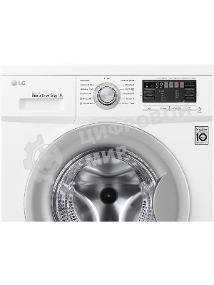 Стиральная машина LG F10B8LD7 белая, загрузка фронтальная 5кг, 1000 об/мин., класс: A