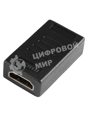 Адаптер аудио-видео Buro HDMI (f)/HDMI (f) черный