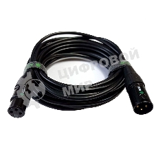 Кабель GCR 15.0m микрофонный XLR M/XLR F , черный, AL case черный, GCR-53376