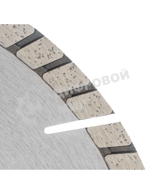 Диск алмазный Gross ф230х22,2 мм, турбо-сегментный, сухое резание