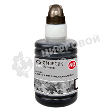 Чернила Cactus CS-GI40PGbK черный140мл для Canon Pixma G5040/G6040/GM2040