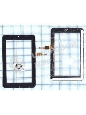 Сенсорное стекло (тачскрин) AD-C-700291-CC(LOCA)-RG, черное