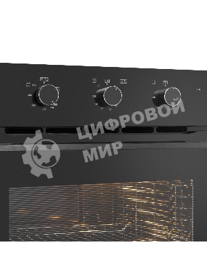 Шкаф духовой газовый с электрическим грилем Maunfeld MOGS703B2, встраиваемый