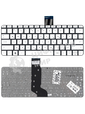 Клавиатура для ноутбука HP Stream X360 11-p белый без рамки