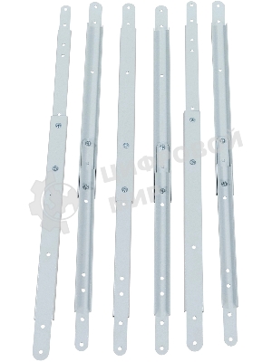 Стойка двухрамная NTSS NTSS-2POR24U/600-1000 24U 550 мм x 1000 мм 600 кг серый