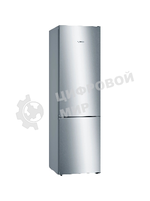 Холодильник Bosch KGN39UL30U серебристый металлик двухкамерный 279/87л морозилка снизу, No Frost