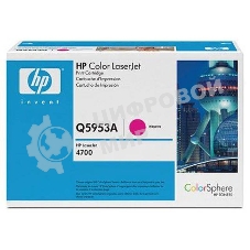 Картридж лазерный HP Q5953A пурпурный для Color LaserJet 4700 10000 стр.