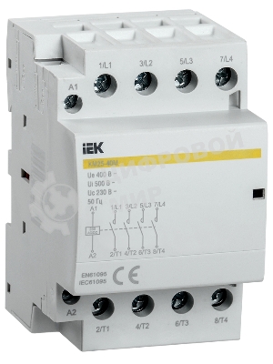 Контактор модульный КМ25-40М AC/DC IEK MKK21-25-40 IEK