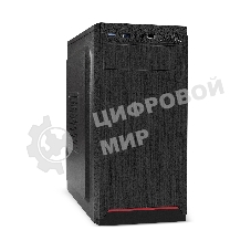 Компьютерный корпус Minitower ExeGate BAA-114U2-AAA400 (mATX, БП AAA400 с вент. 8см, 1хUSB+2хUSB 3.0, аудио, черный)