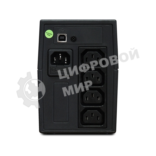 Источник бесперебойного питания UPS POWERMAN Back Pro 650 PLUS, line-interactive