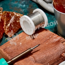 Припой Rexant ПОМ-3, 100г, Ø1мм, (олово 97%, медь 3%), бессвинцовый, ГОСТ 21931-76, катушка