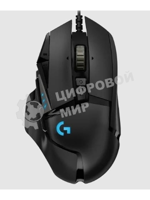 Мышь проводная Logitech G502 HERO черный, 25600 dpi, USB, кнопки - 11
