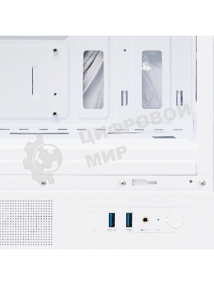 Компьютерный корпус HSPD M310, Mesh Mini-tower, белый, TG, 0.4 SPCC, 3x120мм ARGb mATX, mITX 180/280/160мм 1x2.5