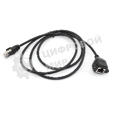 Удлинитель RJ45 папа-мама для монтажа на корпу 1,5 м