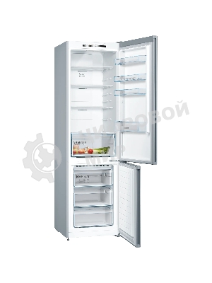 Холодильник Bosch KGN39UL30U серебристый металлик двухкамерный 279/87л морозилка снизу, No Frost