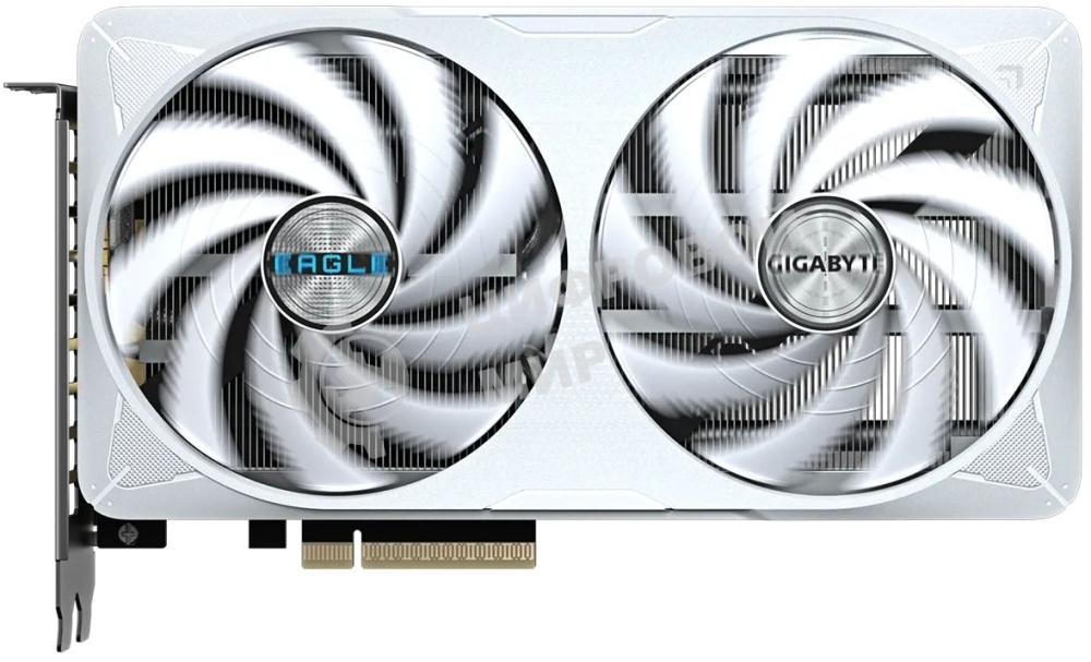 Видеокарта Gigabyte GeForce RTX 5060 Ti Eagle OC Ice, NVIDIA RTX 5060 Ti, 8 ГБ GDDR7, 128 бит, PCI-e 5.0, 1xHDMI, 3xDP, 2617 МГц