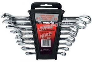 Набор комбинированных ключей Matrix (6-22 мм) 12 шт.