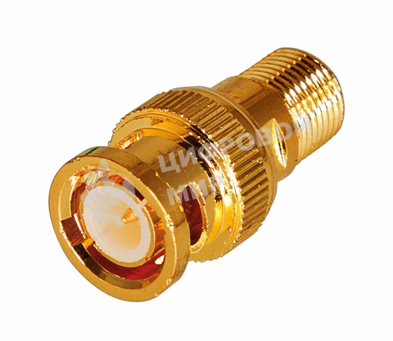 Переход гнездо F-штекер BNC GOLD Rexant