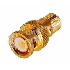 Переход гнездо F-штекер BNC GOLD Rexant