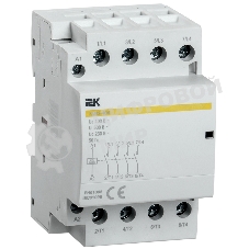 Контактор модульный КМ63-40М AC/DC IEK MKK21-63-40 IEK