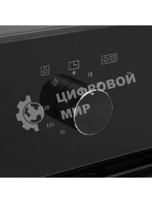 Шкаф духовой газовый с электрическим грилем Maunfeld MOGS703B2, встраиваемый