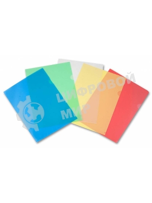 Папка-уголок Бюрократ -EE310/1GREEN A4, пластик, 0.15мм, зеленый