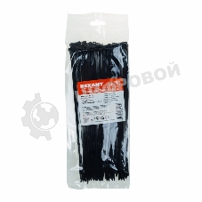 Хомут-стяжка кабельная нейлоновая Rexant 250x3,6 мм, черная, упаковка 100 шт.