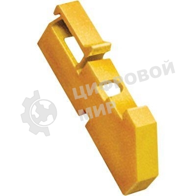 Изолятор на DIN-рейку жел. IEK YIS21