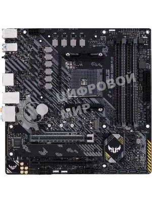Материнская плата ASUS TUF GAMING B550M-PLUS, AM4, AMD B550, 4xDDR4, 4xSATA, 2xM.2, 1xPCIe 4.0 x16, 1xPCIe 3.0 x16, 1xPCIe x1, 1xHDMI, 1xDP, 1x 2.5Gb LAN, 4xUSB-A 3.2 Gen 1, 1xUSB-A 3.2 Gen 2, 2xUSB-A 2.0, 1xUSB-C 3.2 Gen 2, 5x3.5 мм, 7.1, mATX