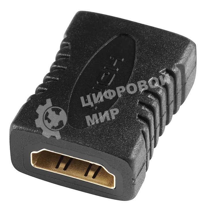 Адаптер аудио-видео Buro HDMI (f)/HDMI (f) Позолоченные контакты черный (BHP-ADP-HDMI-2.0)