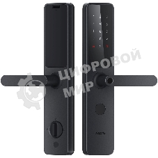 Умный замок Aqara A100 Zigbee врезной разбл.отпеч.паль. черный (ZNMS02ES)