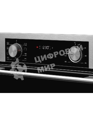 Встраиваемый духовой шкаф Kuppersberg HF 608 BX 80 л, High-Tech, 6 режимов, паровая очистка, черный, нерж. сталь