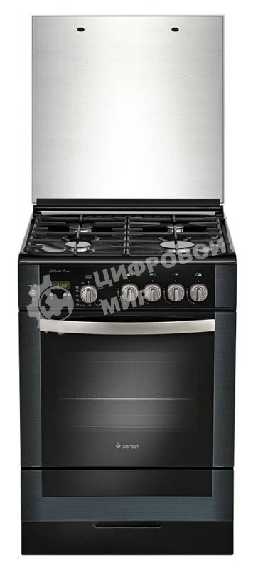 Плита газовая Gefest ПГ 6300-03 0046 черный, конфорок 4 шт, духовка 52 л, 60 см x 85 см x 60 см
