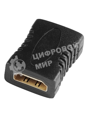 Адаптер аудио-видео Buro HDMI (f)/HDMI (f) Позолоченные контакты черный (BHP-ADP-HDMI-2.0)