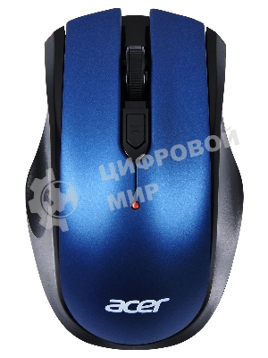 Мышь беспроводная Acer OMR031 черный/синий, 1600 dpi, радиоканал, USB, кнопки - 4