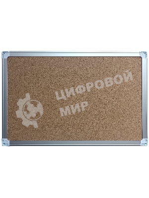 Доска пробковая Silwerhof 45x60см алюминиевая рама