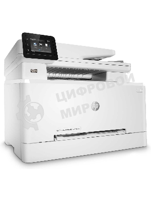 МФУ лазерное HP Color LaserJet Pro M283fdw (7KW75A), A4, цветной, печ. до 21 стр/мин., скан. до 26 стр/мин. (ч/б) 22 стр/мин. (цвет), 600 x 600 dpi (печать) 300x300dpi (скан), USB, RJ-45, Wi-Fi, Air Print, Mopria