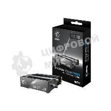 Накопитель SSD MSI 4Tb SPATIUM M580 FROZR,M.2(22x80мм), NVMe, PCIe 5.0 x4, 3D TLC, R/W 14100/12600, IOPs -/-, DRAM buffer 8192, TbW 3000, DWPD 0.38, with Heat Spreader (5 лет)